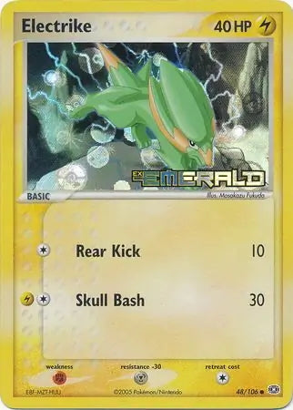 EX Emerald Electrike #48/106 reverse holo